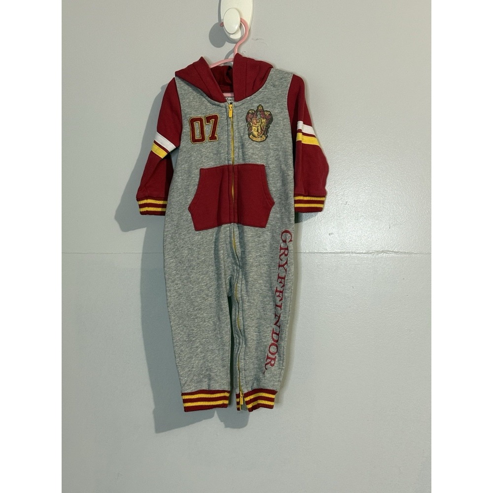 Universal Studios One Piece Baby Unisex 18 Months Gray Gryffindor Harry Potter